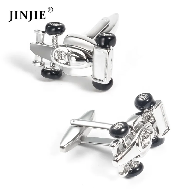 

Ready to ship brass novelty car shaped men cuff links for shirt