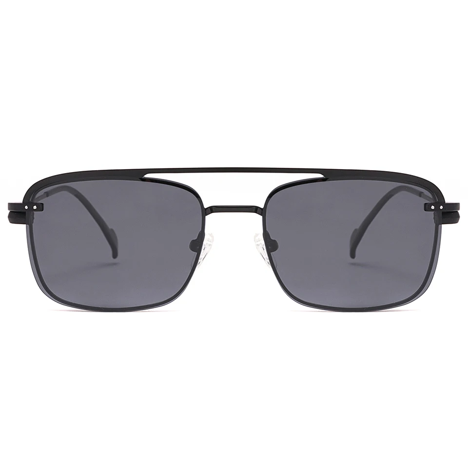 

Metal square polarized sunglasses men clip on sunglasses high standard sun glasses