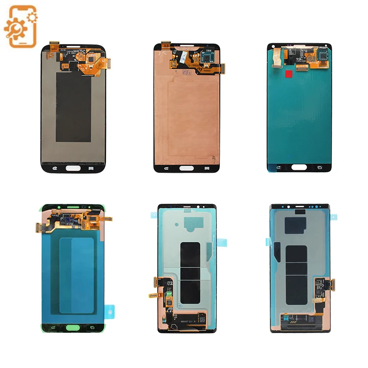 

Best Price 100% Original LCD Display Touch Screen replacement For Samsung Galaxy note 2 3 4 5 7 8 9 10 Plus 20 Ultra, Black white gold pink blue