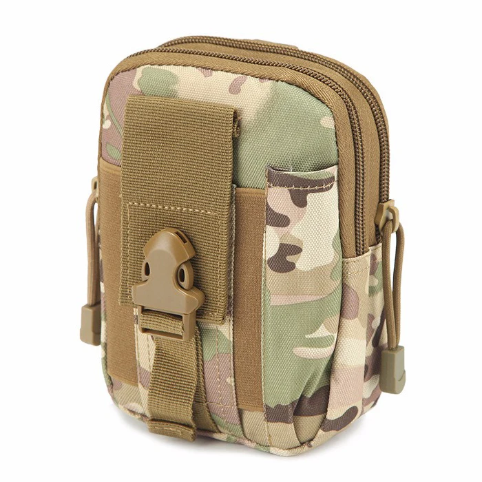 

Shopify Drop Shipping Utility Gadget Waist Bag with Cell Phone Holster Molle EDC Pouch Universal Outdoor Waist Bag