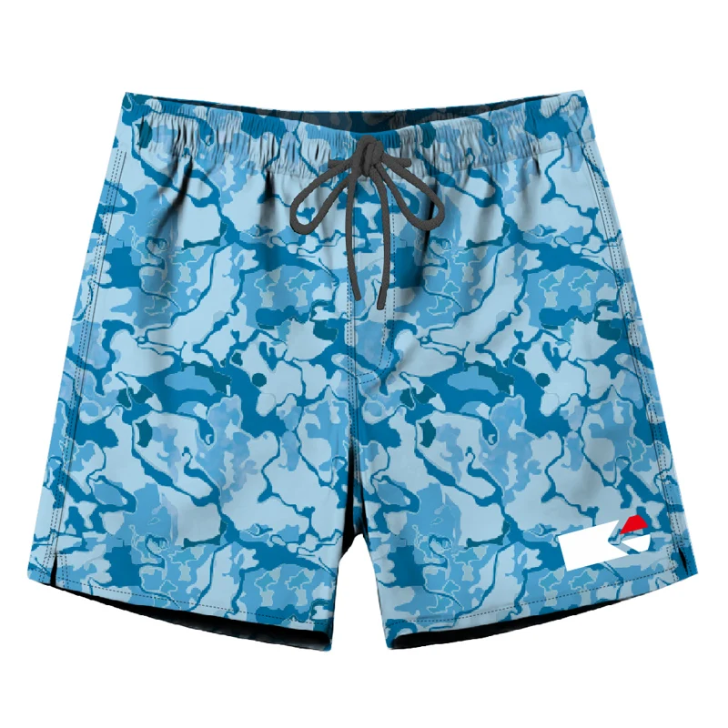 

Wholesale Custom Logo Swim Men's Swimming Trunks Quick-dry Beach Shorts Pocket Men Swim Shorts