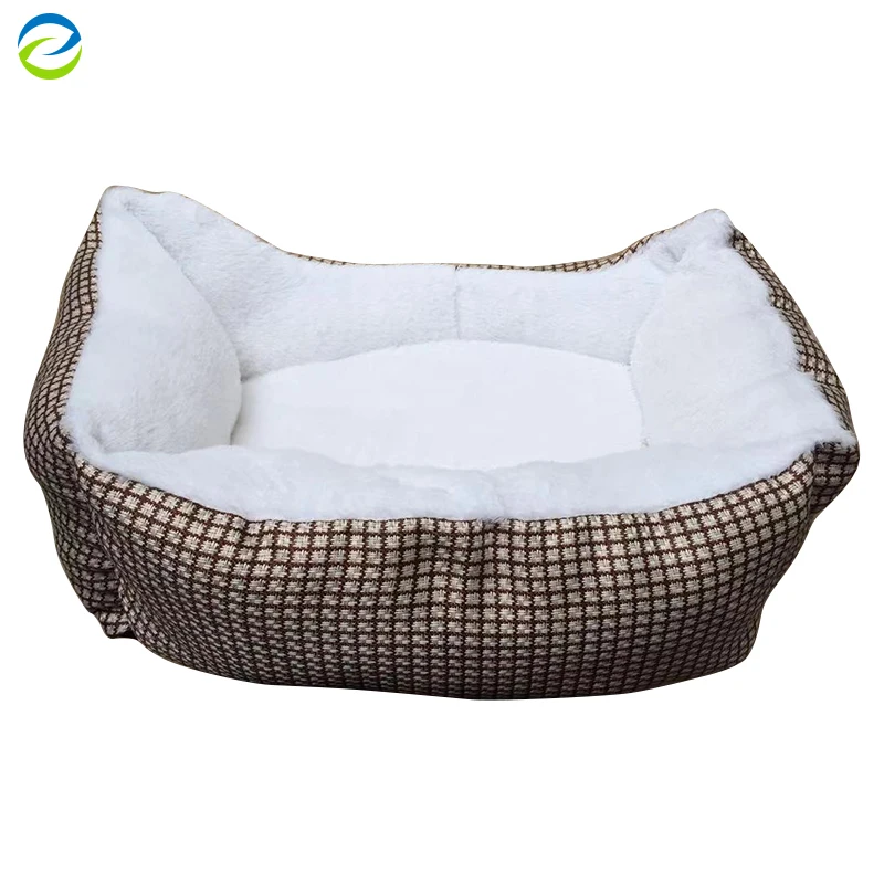 

Factory custom Soft and comfortable dog and cat plush bed pet bed, Customized color