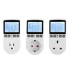Digital Power Meter Socket Energy Meter Current Voltage Watt Electricity Cost Measuring Power Analyzer Electronic Outlet Socket
