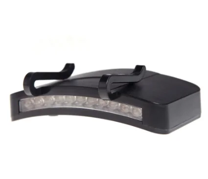 

Night Fishing Hiking Clip On Camping Outdoor Battery Powered 11 LEDs Plastic Portable Hard Light