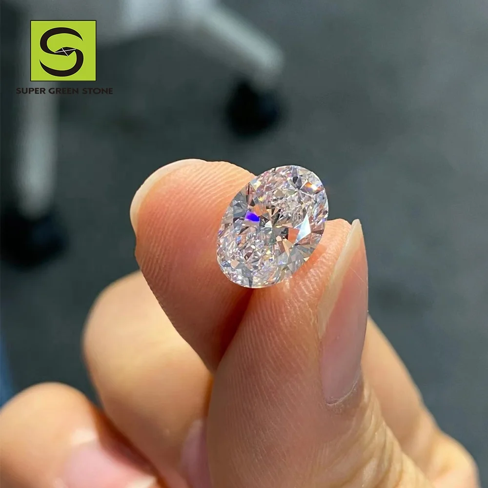 

SuperGS Factory Wholesale 0.3-3CT Oval Cut Lab Grown Diamond Cultivate IGI GIA Synthetic Diamond HPHT CVD Diamond