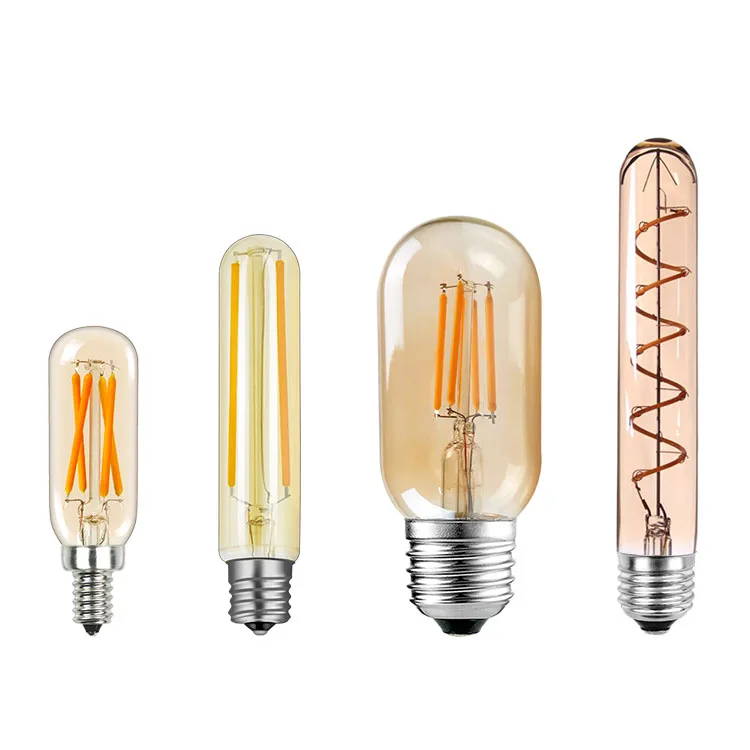 Manufacturer Wholesale AC110V 230V T25 T6.5 T45 T30 Dimmable Filament LED Bulb 2200K 2700K 3000K 4000K 5000K