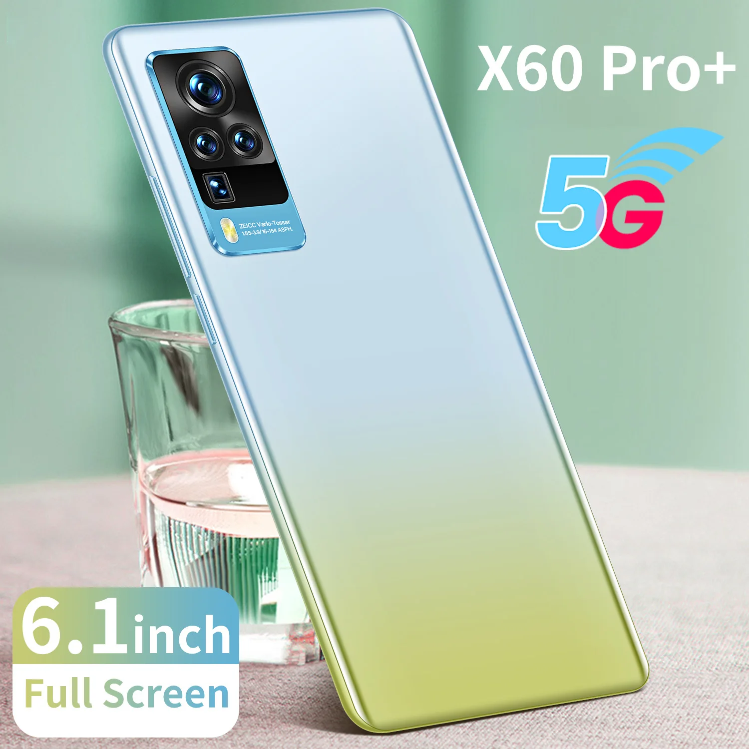 

New original X60 PRO 6.1 inch Screen Android 11 phone 8+256GB Wifi camera GPS 3 sim card mobile phones