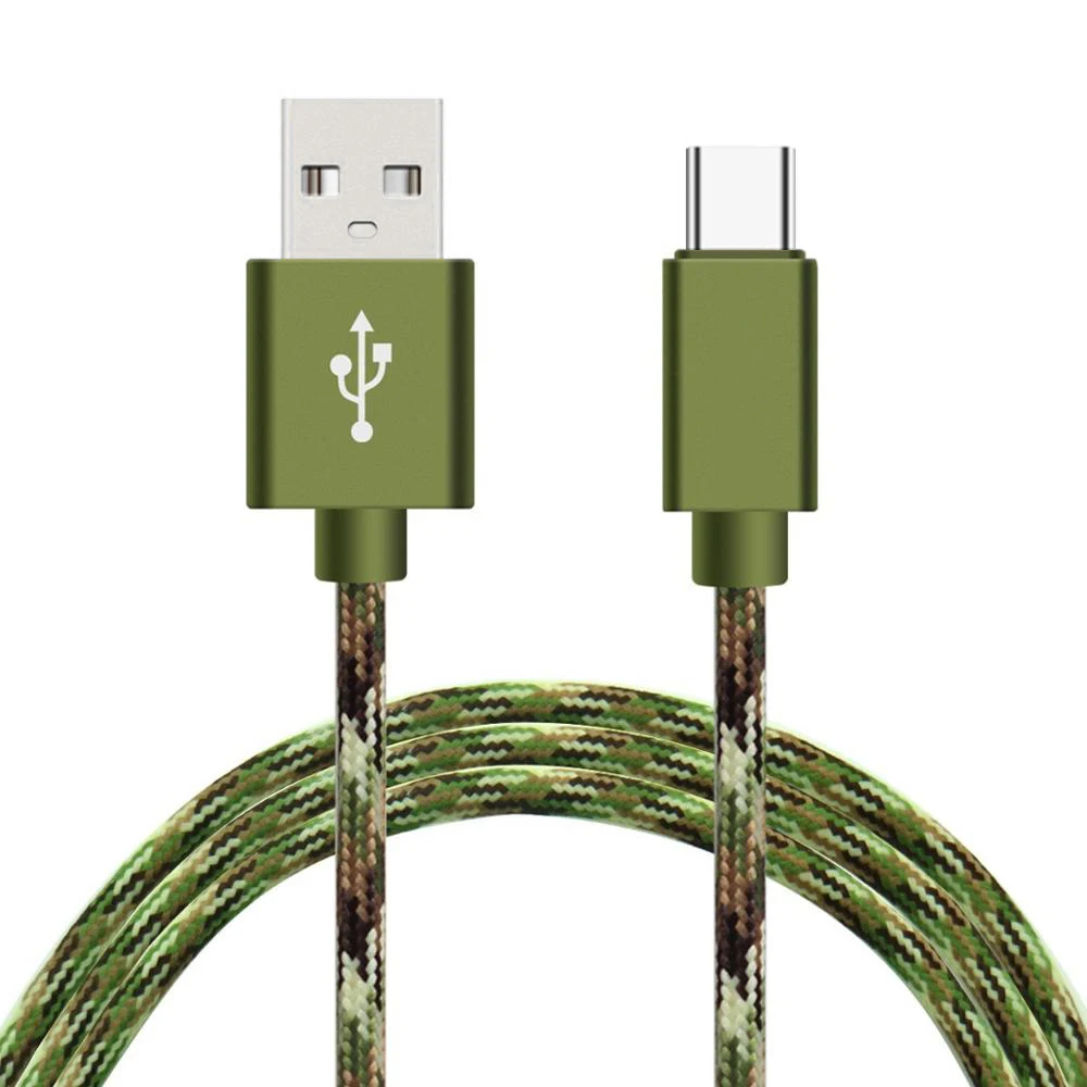 

Wholesale USB Type C Fast Charging usb c cable Type-c data Cord Charger For Samsung xiaomi huawei, Blue,army green