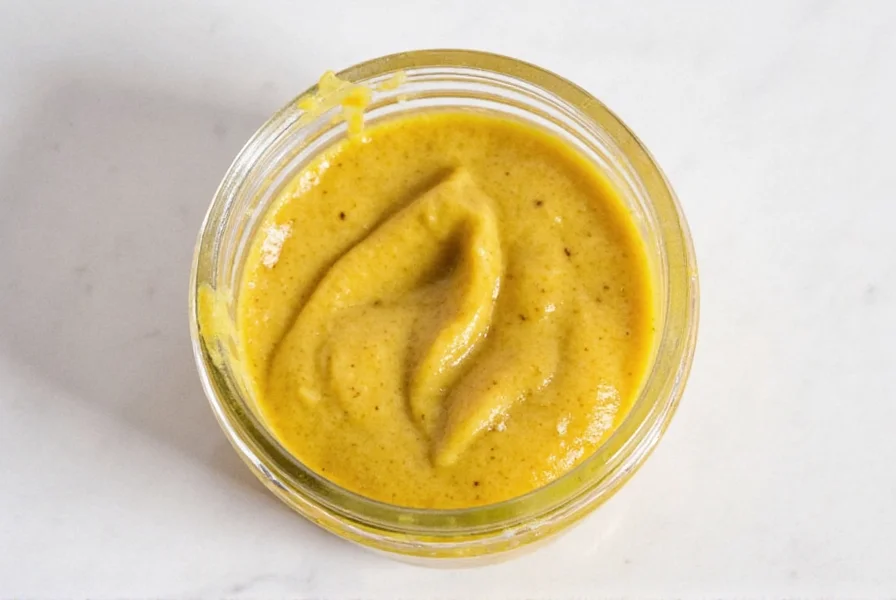 Mustard Spoon and Bowl