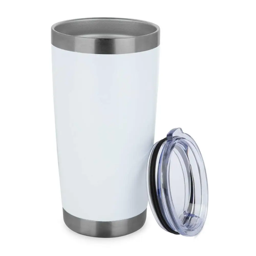 

stainless steel tumbler 20oz custom double wall insulated flamingo stainless steel tumbler 20oz, Silver/ black/ white custom