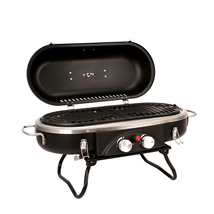 

FBM TRU-Infrared Burner Cabinet Style Liquid Propane Portable -Burner Table Top Gas Grill Griddle BBQ, Black