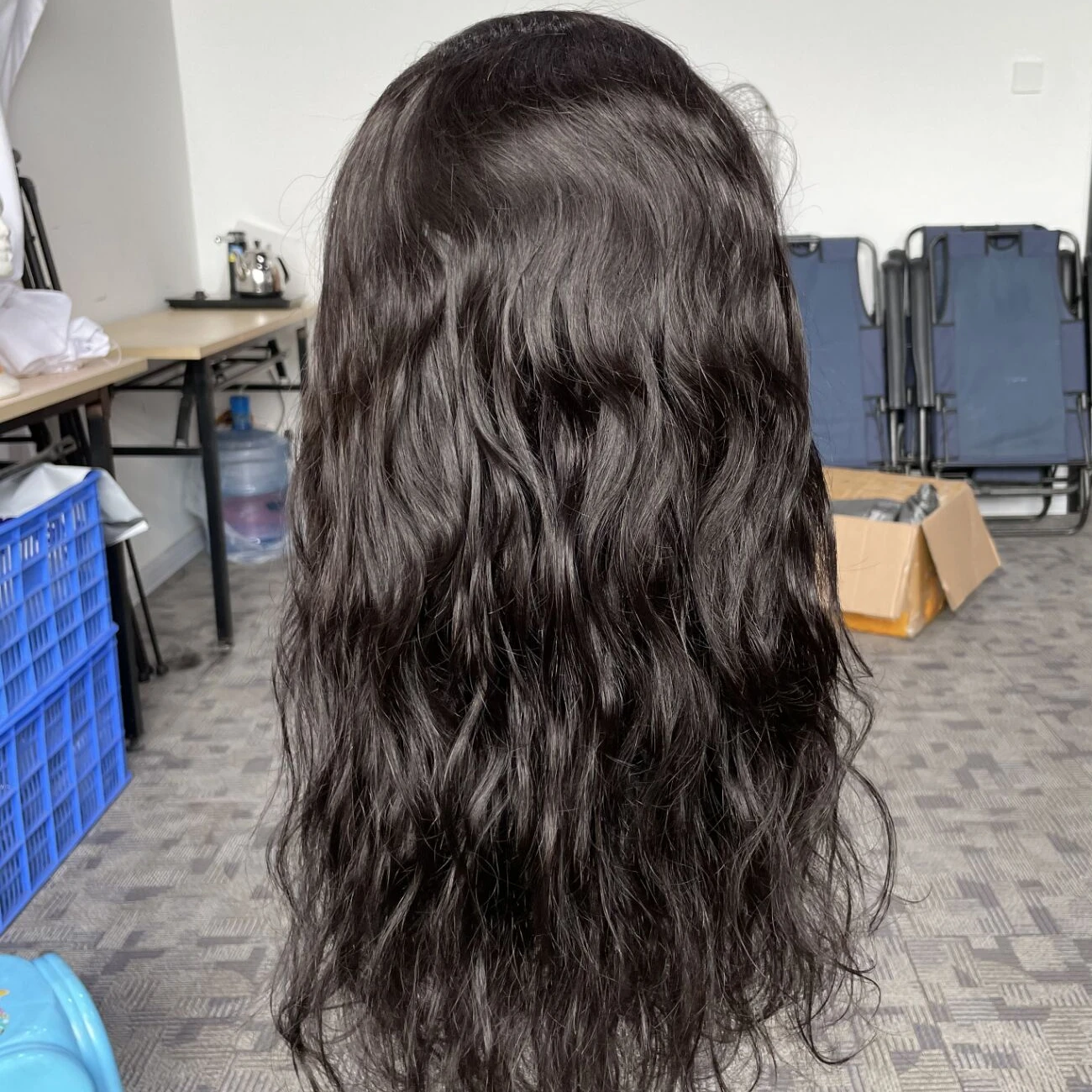 

Free shipping Fayuan hot sale wig natural wave closure wig