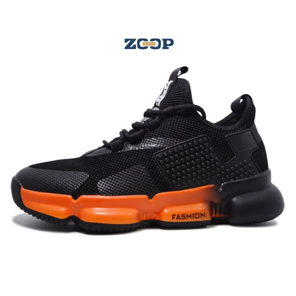 

ZOOP mens designer sneakers popular running shoe for men sneaker, Black