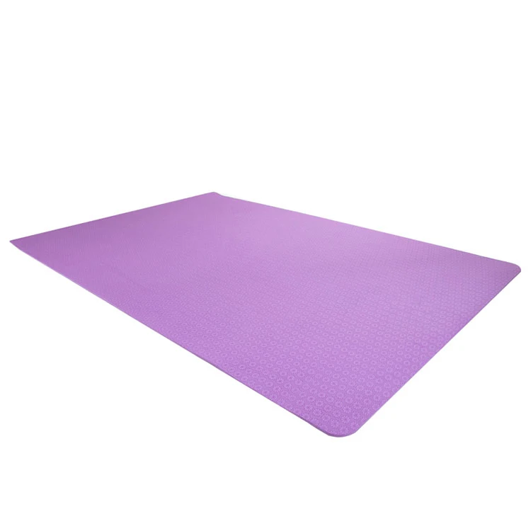 

Extra Width White Custom Label Double Layer Super Large Fitness Yoga Mat, Customized