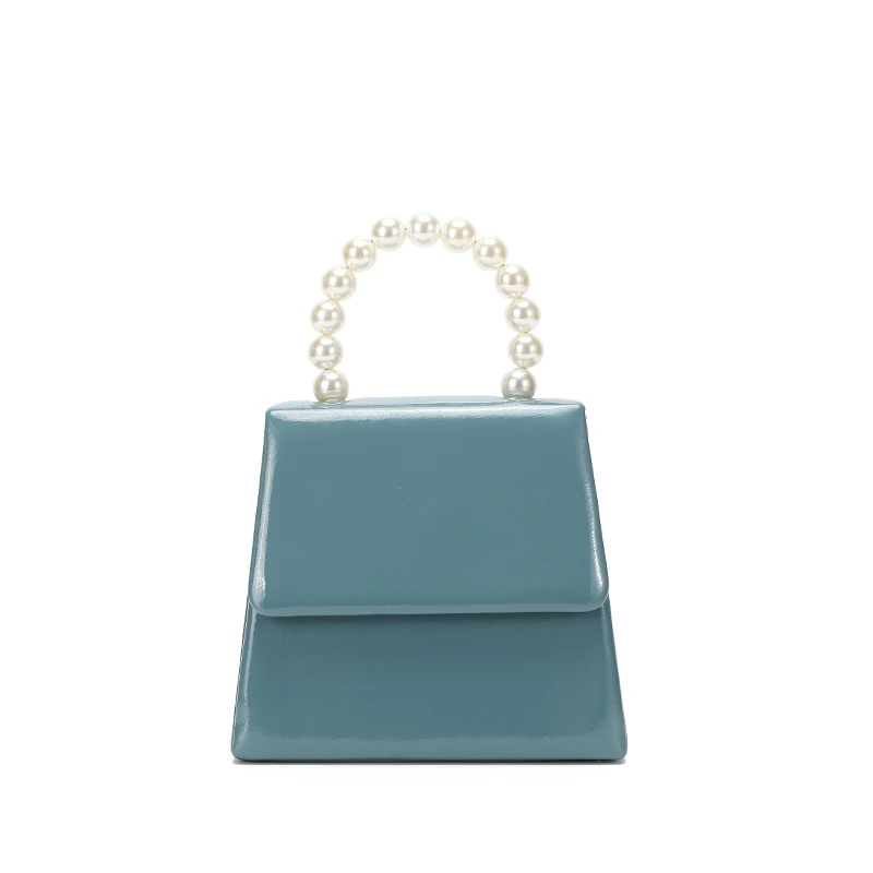 

2021 Latest Fashion Color Pvc Chain Pearl Waterproof Mini Designerand Bag Handbags Jelly Bag, 8 colors