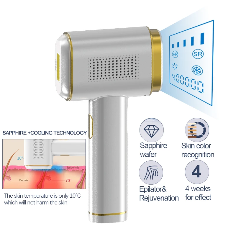 

Sapphire ice cool epilator mini laser hair removal machine Laser IPL Hair Removal