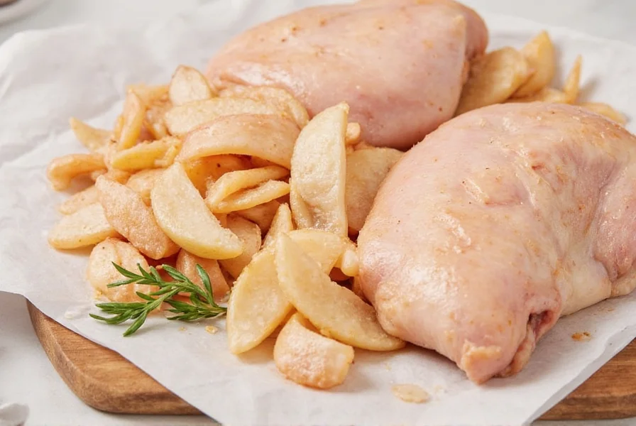 Baked brined chicken on plate