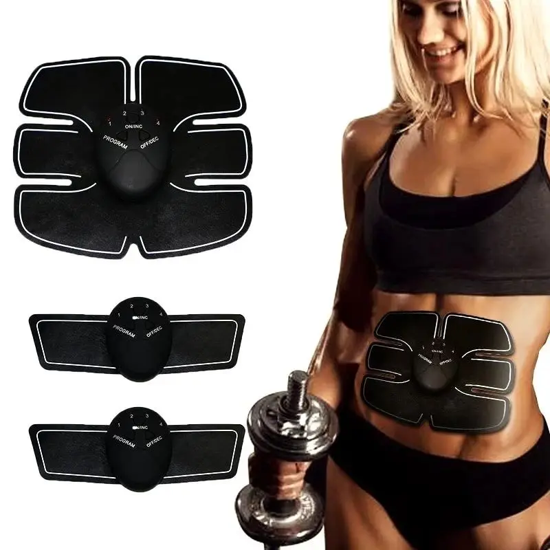 

USB Rechargeable Gear Training Workout Belt Wireless Ab Belt Abdominal Muscle Toner for Women And Man