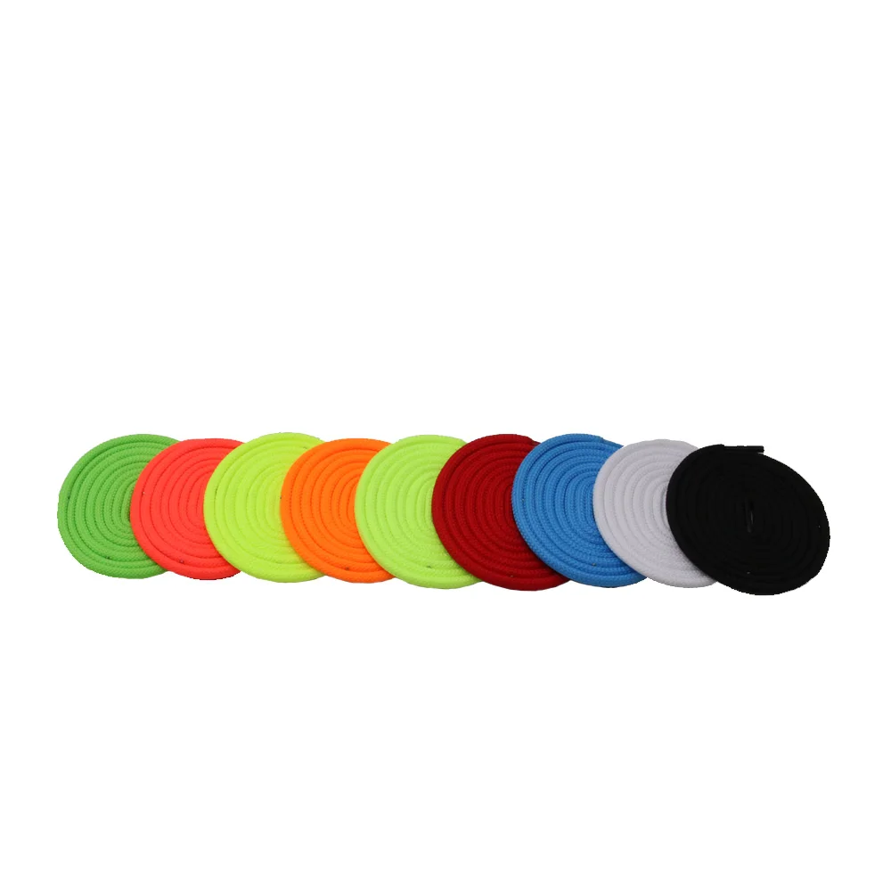 

2021 weiou Polyester Round type shoelaces Multi Colored Round Shoelace shoestring