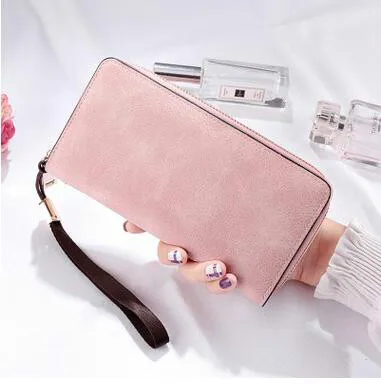 

Brand Designer Wristband Wallets Women Many Departments Clutch Wallet Female Long Large Card Purse Ladies Handbag