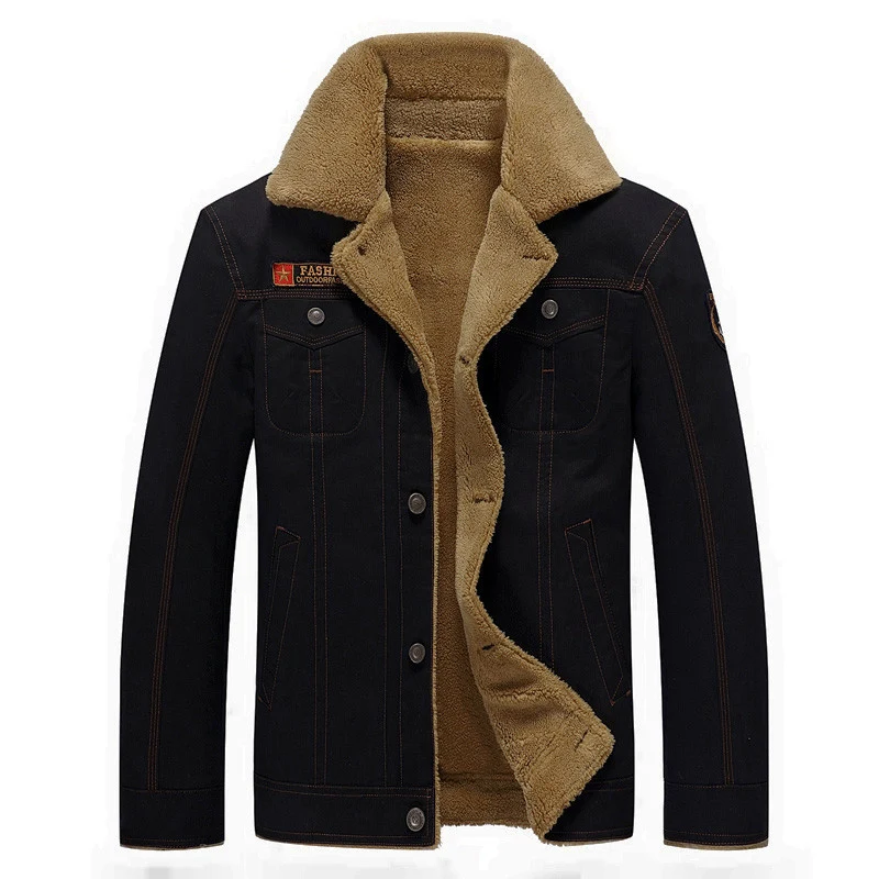 Wholesale Winter Men's Coats & Jackets Faux Fur Coat Warm Windbreaker Jackets Military Tactical Outdoor Jacket