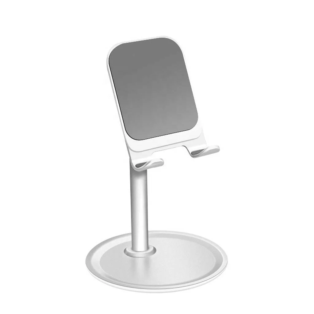 

Best selling desktop Universal flexible plastic Smart Mobile Phone desk Tablets laptop stand holder for ipad for iphone, Black silver