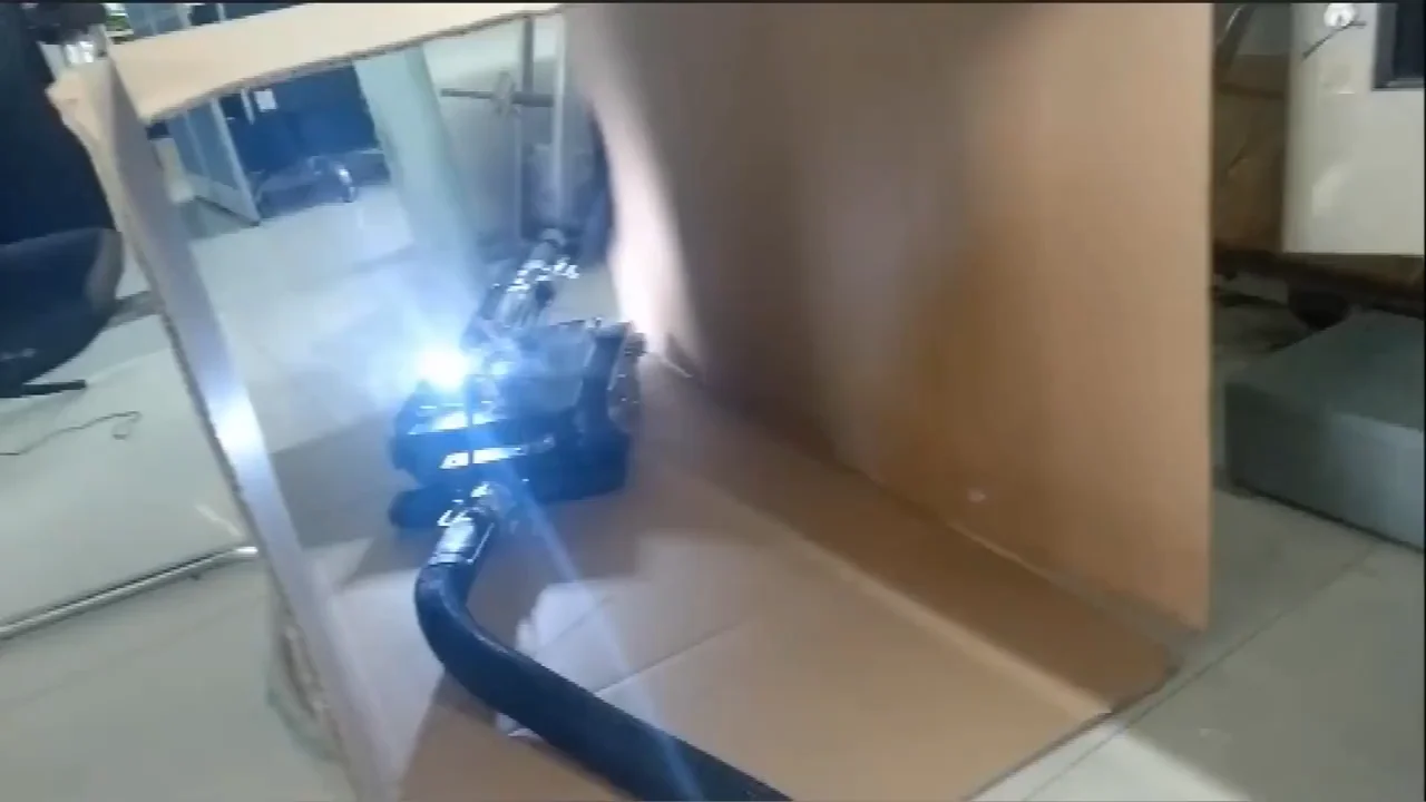 Rotary Brush Air Duct Cleaner Ac Duct Cleaning Equipment Nylon Wire Sweeping Brush Cleanser Duct