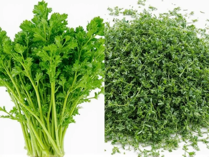 Fresh vs Dry Parsley: Key Differences & Best Uses