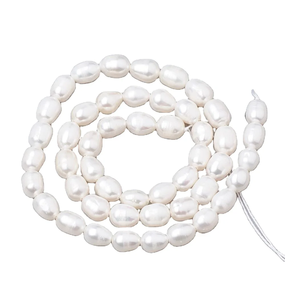 

Pandahall Ivory Natural Fresh Rice Pearl Beads for Jewelry Making