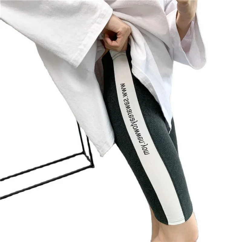 

High-waist Korean cotton shorts five-point leggings