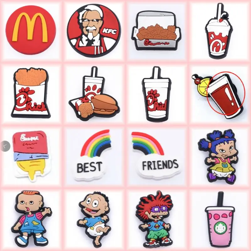 

2022 New sorority for sell college sign charm for shoes charms, Customized