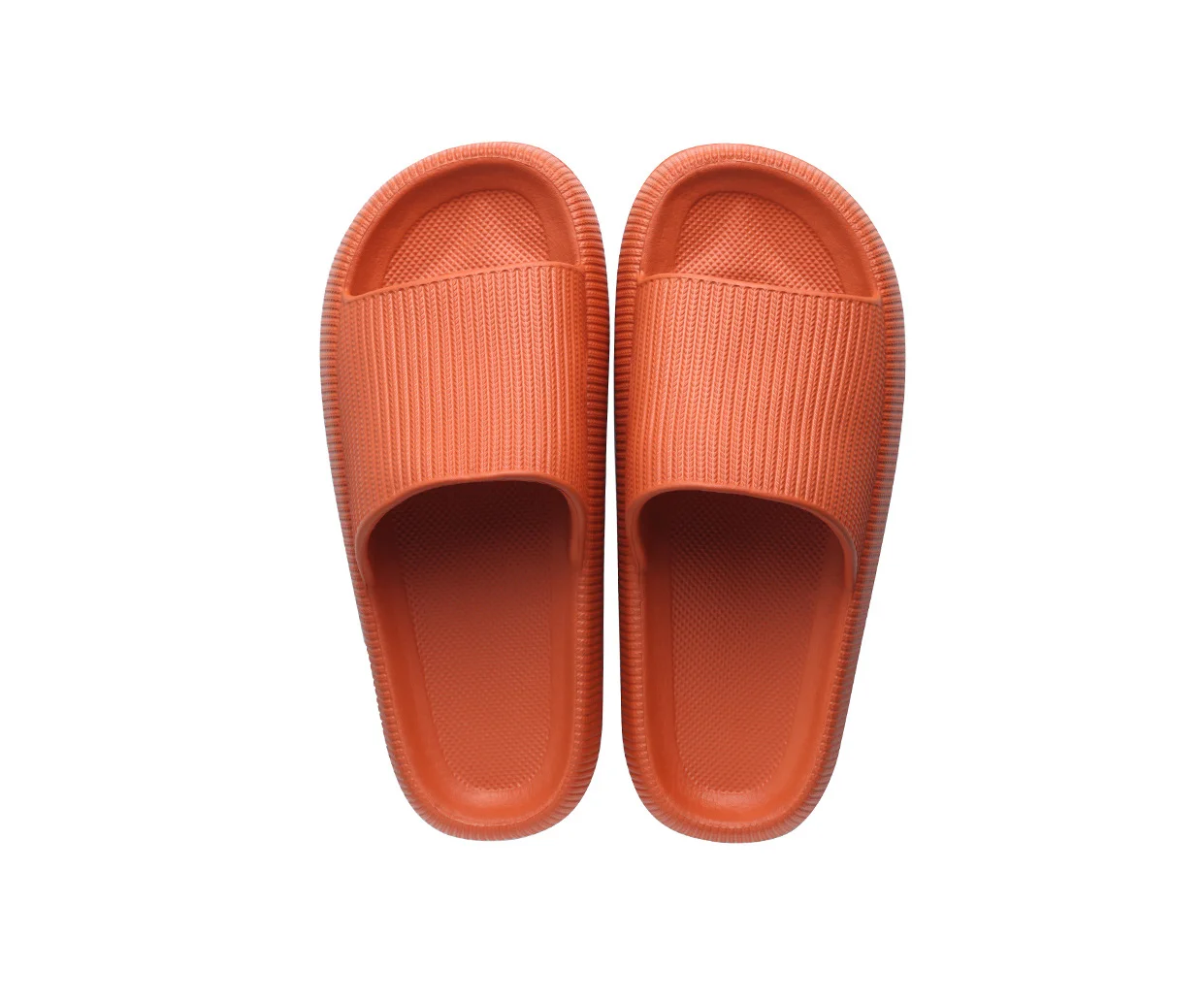 

Wholesale women Men Unisex EVA injection sandals bath beach and indoor slip on slippers, Yellow/pink/orange/black