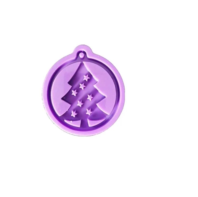 

Y3348 DIY Silicone Christmas Ornament Mold Hollow Christmas Tree resin Mold, Blue