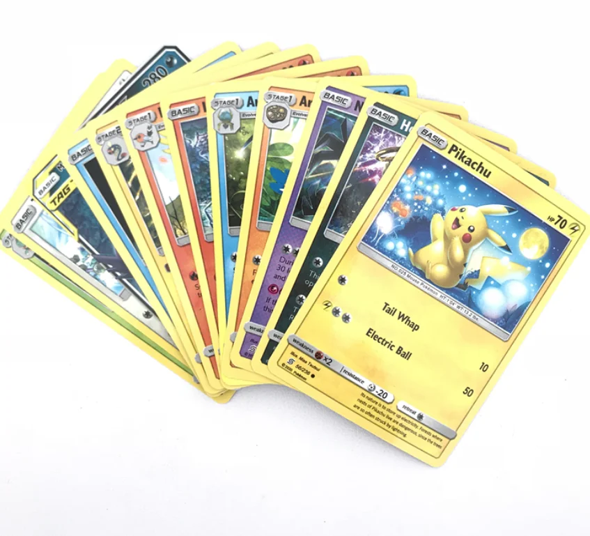 

free shipping Random original real Pokemon TCG common game cards lot Authorized 25pcs foil rare Vmax V including, Colorful