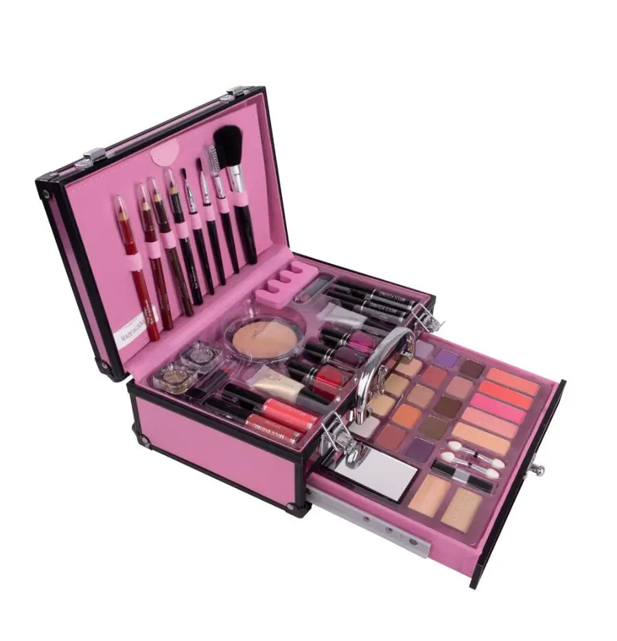

Miss Young Eye Shadow Lipstick Nail Art Mascara Combination All In One Makeup Full Kit Box