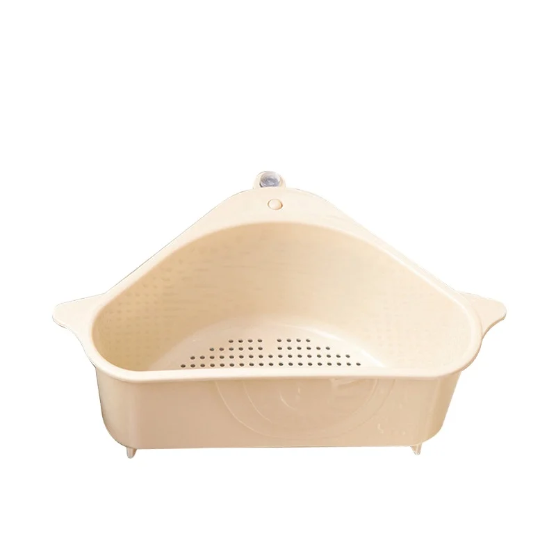

Kitchen Useful Sink Drain Rack Multifunctional Household Storage Basket Plastic Wall Hanging Gadgets
