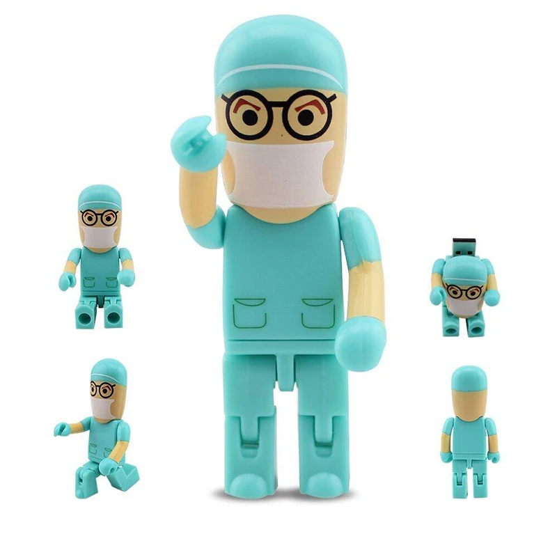 

OEM promotional designs medical usb memory stick cartoon character medical usb flash drive 4GB 8GB 16GB doctor USB flash drive