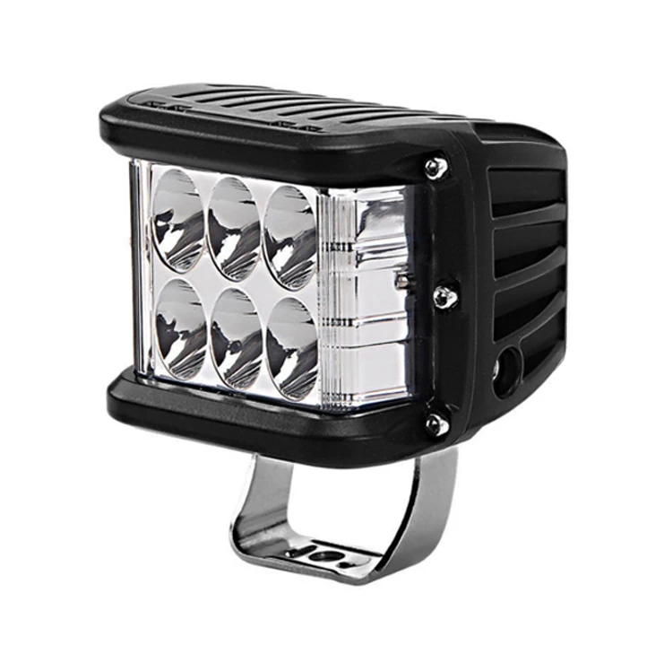 36W Flood Driving 2 Sides Lighting Strobe Dual Color 3inch Led Work Light