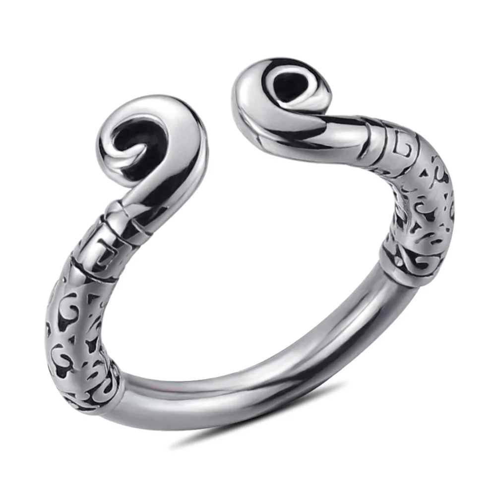 

High quality couple phantom rings engagement adjustable smart pave piercing ring stainless steel monkey king ring, Picture shows