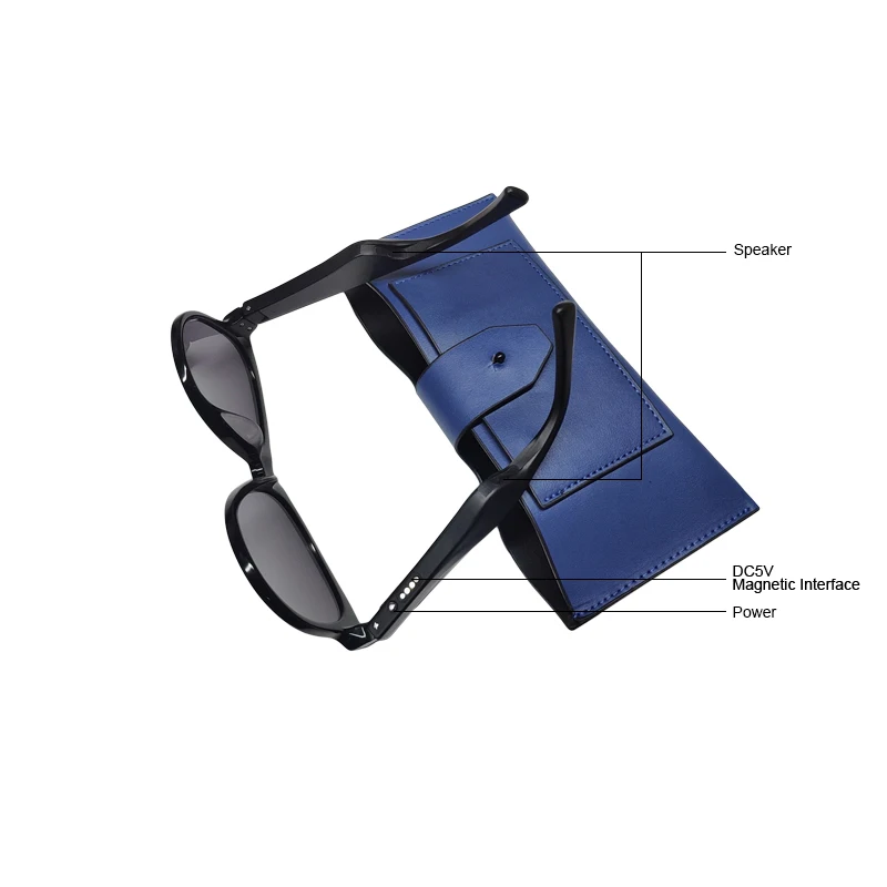 

Smart Glasses Android for Connecting IOS Android Phone Play Music And Reply Calling smart sunglasses, Black color/ can be choose