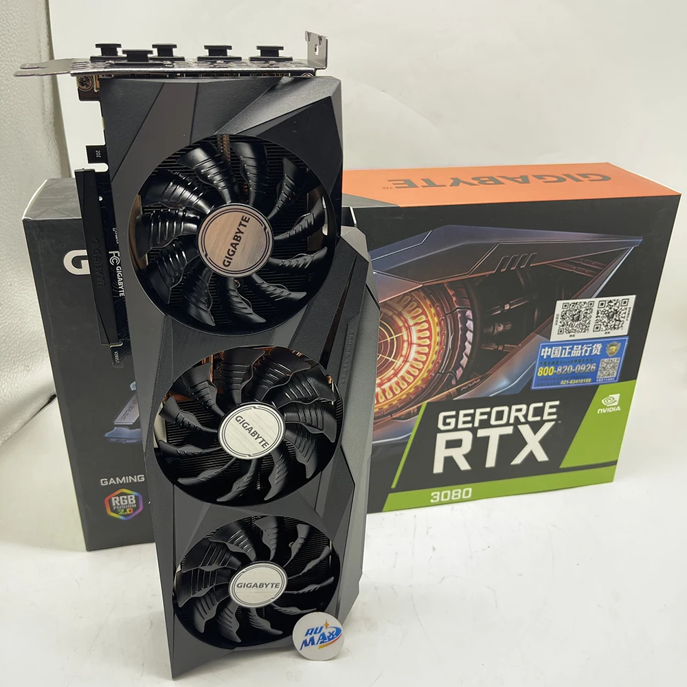 

Rumax Gigabyte 3080 10GB BLACK OC Gaming Graphics Card RTX 3080 Graphics Card Video Card in stock