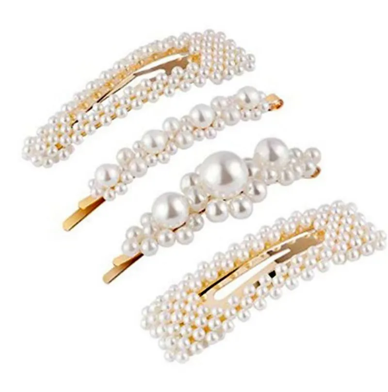 Luxury Imitations Pearl Hair Clips Wedding Decorative Hair Pins Clips