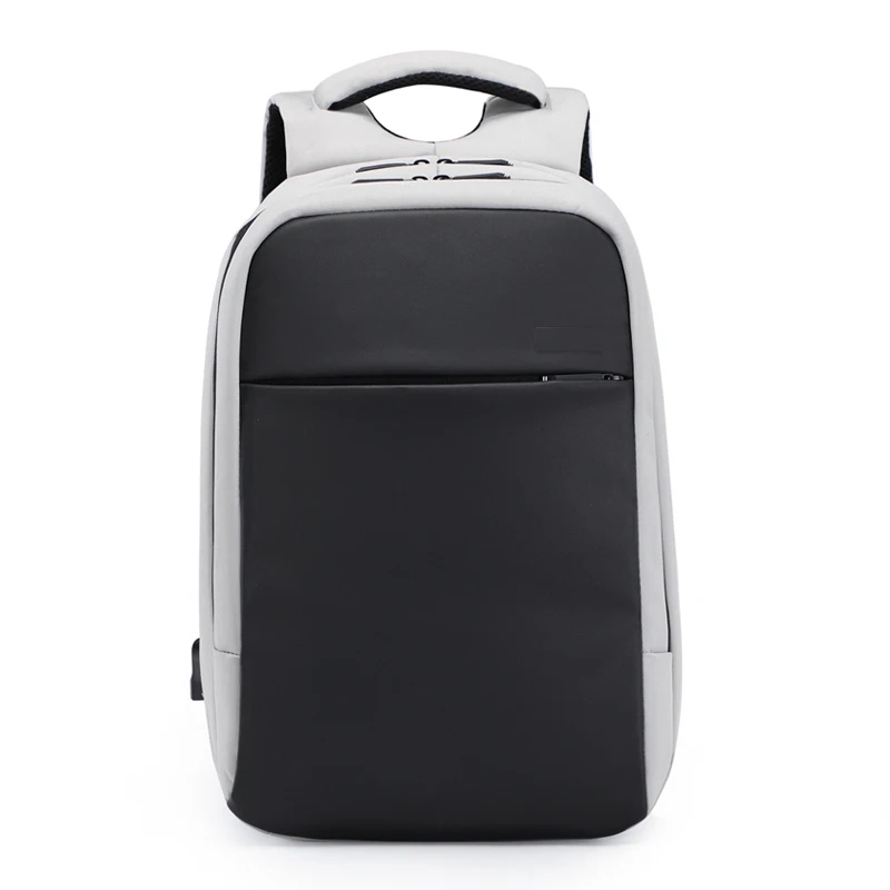 

Backpack Bag USB Charging Laptop Backpack Wholesale Custom Fashion Vintage School Leather for Men Women Polyester Unisex Nylon, Black,gray,blue or as customers' requirement