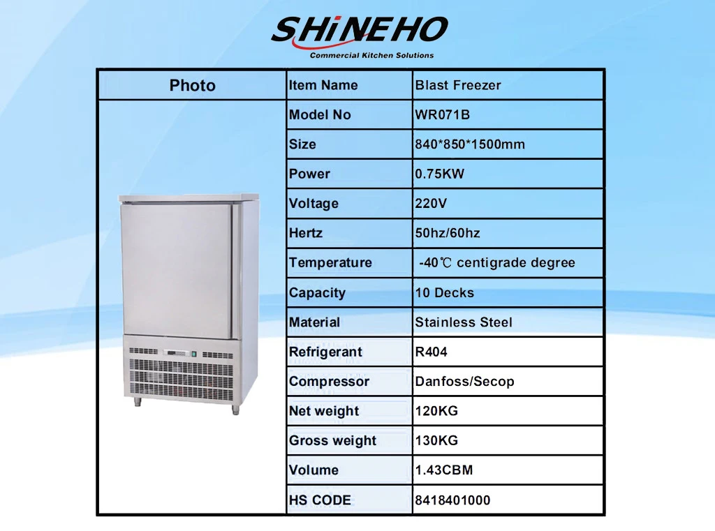 Ultra Low Temperature Air Quick Freezing Machine Iqf Blast Freezer
