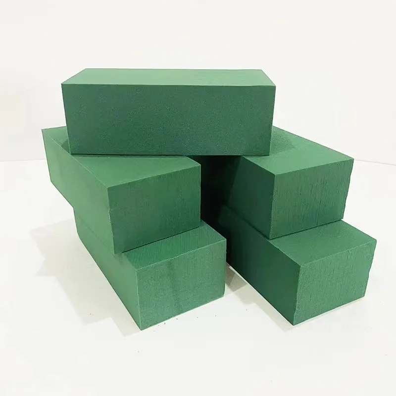 

Green flower mud Oasis flower tiles Moisturizing flower foam tiles Floral foam