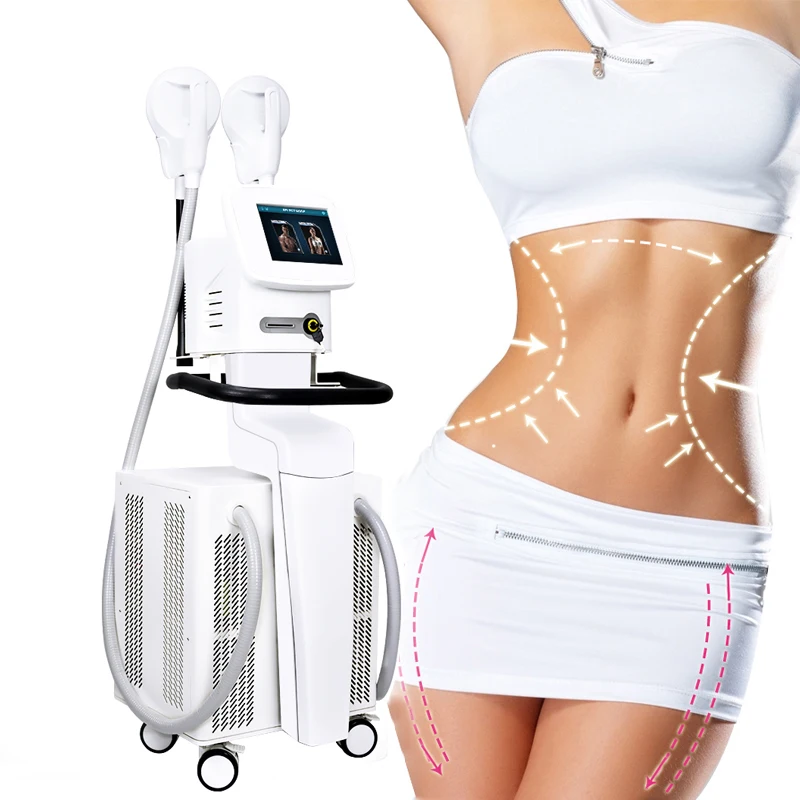 

2022 Professional Slimming Beauty Device Ems Sculpting Machine Body Shape Machine Muscle Ems Sculpting Machine 2&4 Handle, White