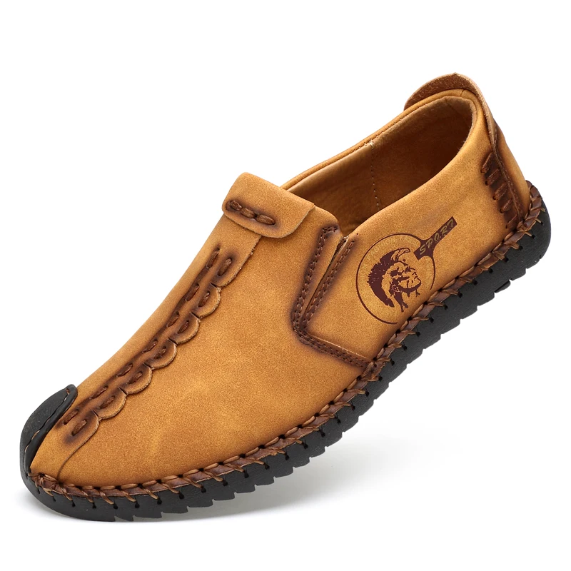 

Wholesale Men Fashion Casual Leather Loafers Comfortable Men Driving Shoes