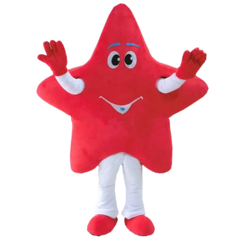 

Red star mascot costume/cartoon mascot costume for sale