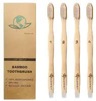 

100% Biodegradab Natural Bamboo cheap Tooth brush Toothbrush