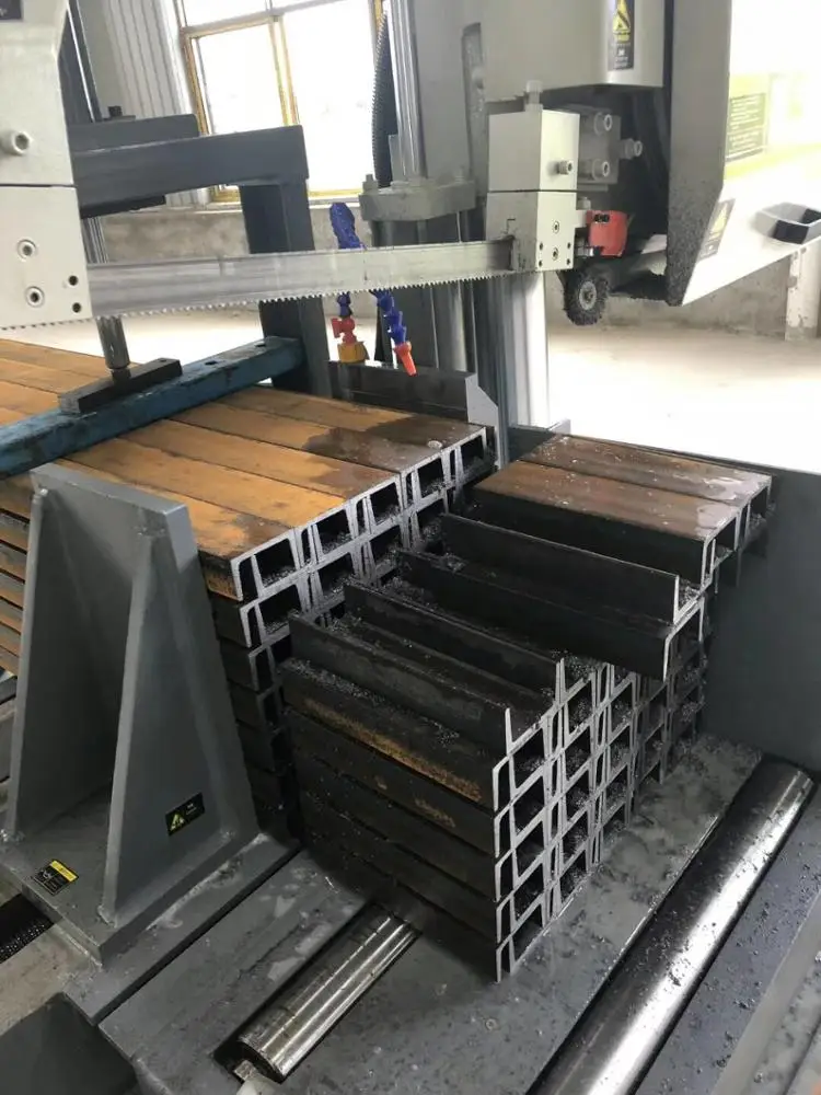 
H beam Horizontal Metal cutting Band saw machine 